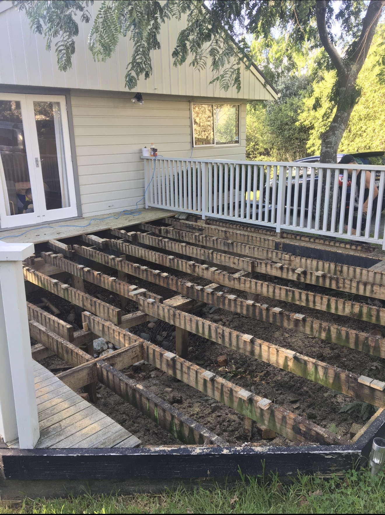 Before: Deck Rebuild
